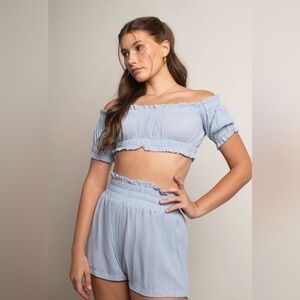 M^BLE blue two piece